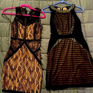 2 for 1 mini dresses ! Both size MEDIUM